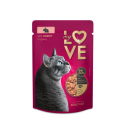 MY LOVE KOT karma mokra z królikiem w sosie 85g